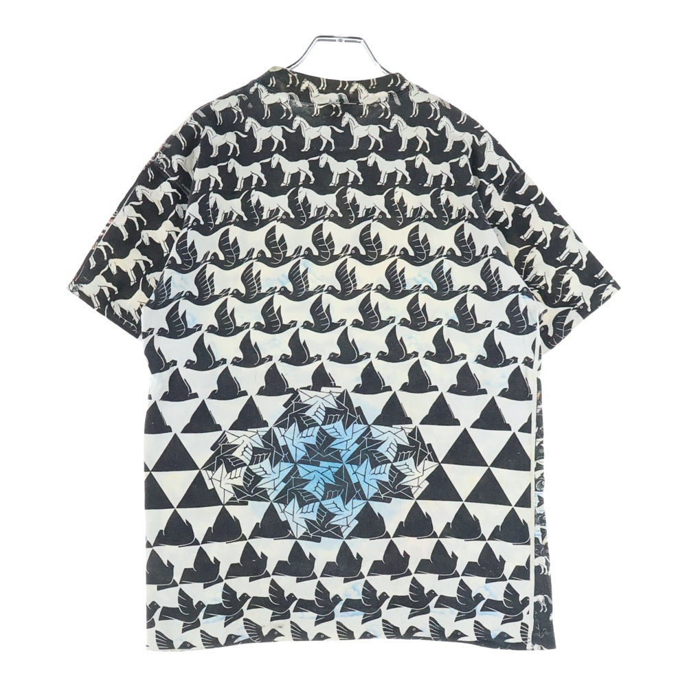 VINTAGE(ヴィンテージ) 90S VINTAGE M.C.ESCHER ALL OVER PRINT T-SHIRT ANDAZIA ヴィンテージ マウリッツエッシャー USA製 総柄プリント クルーネック 半袖Tシャツ マルチカラー