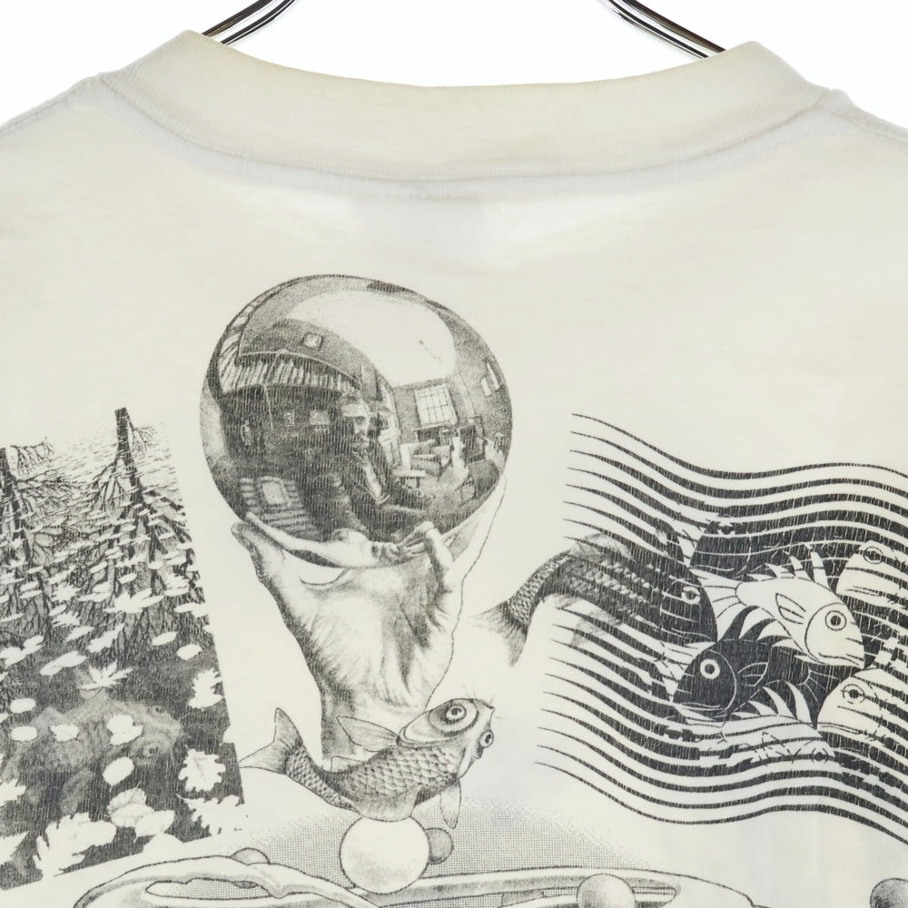 90s ANDAZIA エッシャー カメレオン 幾何学模様 Tシャツ 美品 VINTAGE(ヴィンテージ) 90S VINTAGE M.C.ESCHER MULTI T-SHIRT ANDAZIA
