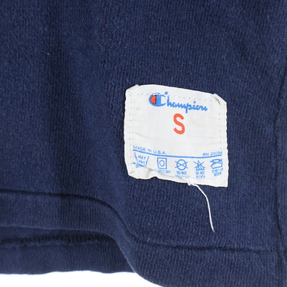 CHAMPION(チャンピオン) 80S VINTAGE NOTRE DAME ヴィンテージ USA製 トリコロールタグ ナンバリングプリント フットボールTシャツ ネイビー