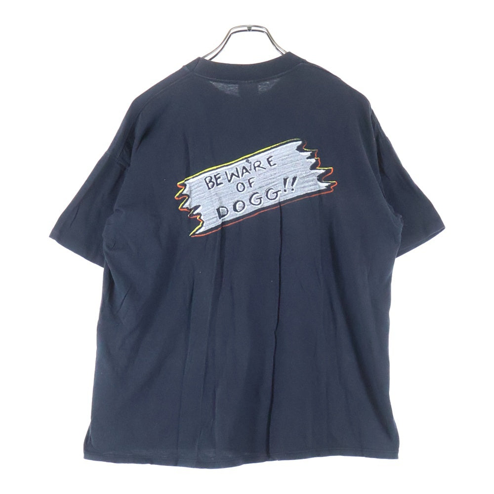 VINTAGE(ヴィンテージ) 90S SNOOP DOGG DOGGYSTYLE 1993 GEM ヴィンテージ スヌープドッグ ドギースタイル アルバムプリント クルーネック 半袖Tシャツ カットソー ブラック