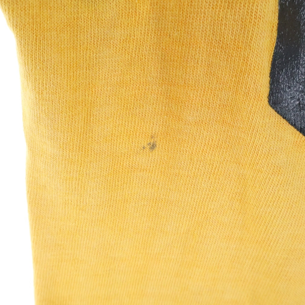 CHAMPION(チャンピオン) 60S VINTAGE BALL STATE ヴィンテージ USA製 ランタグ ナンバリングプリント フットボールTシャツ イエロー