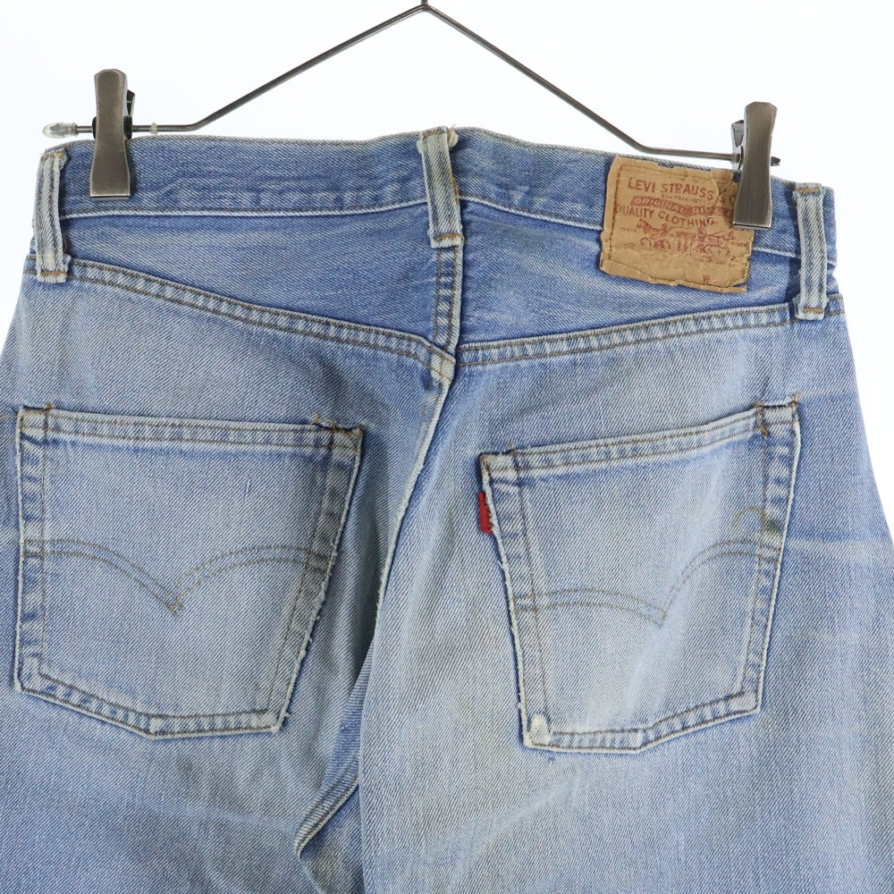 Levi's(リーバイス) 70S VINTAGE 501 66後期 スモールe ボタン裏6 セルビッチ ボタンフライ ヴィンテージ デニムパンツ インディゴ