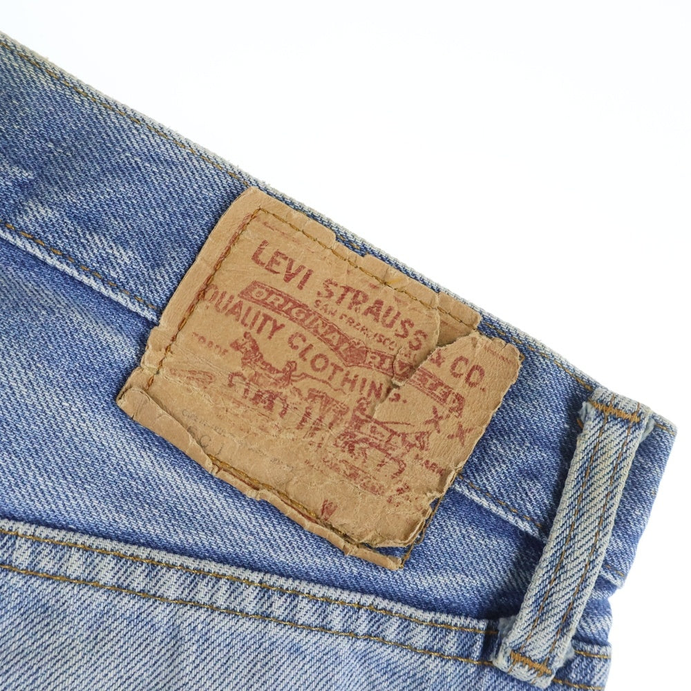 Levi's(リーバイス) 70S VINTAGE 501 66後期 スモールe ボタン裏6 セルビッチ ボタンフライ ヴィンテージ デニムパンツ インディゴ