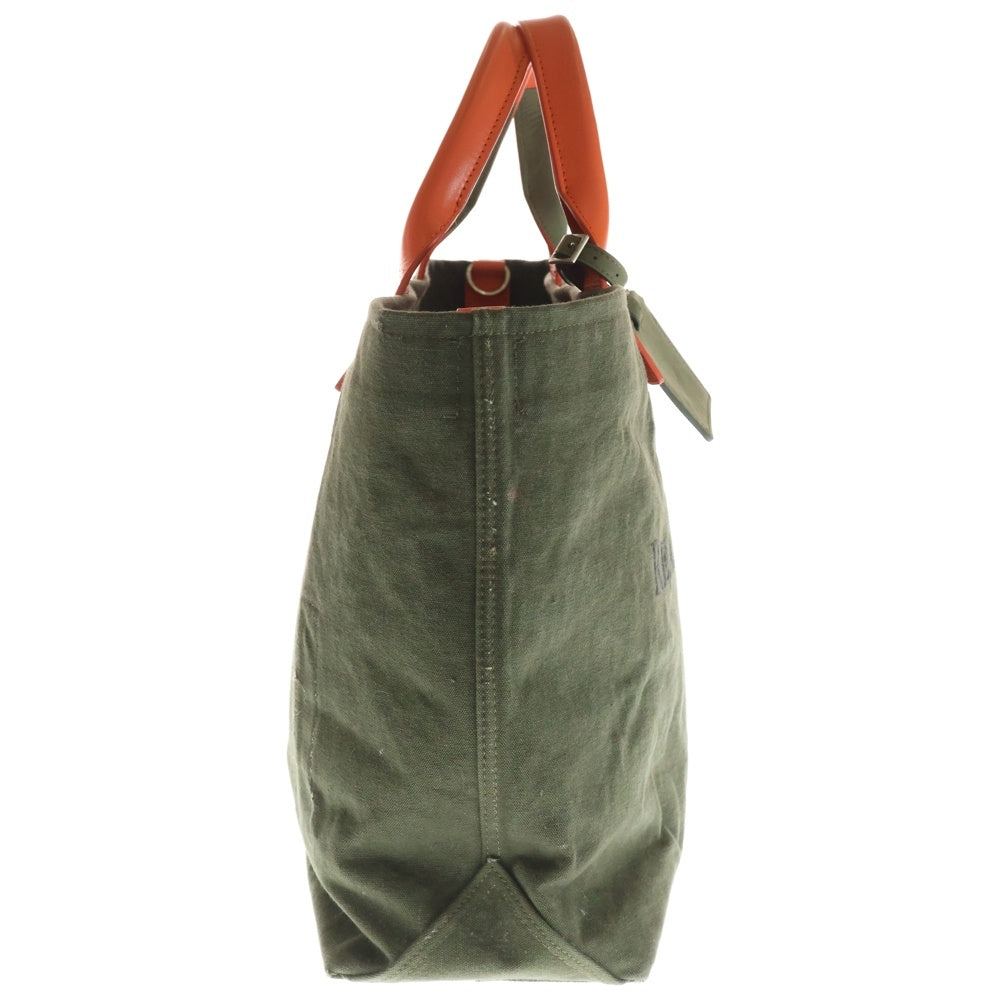 READY MADE(レディメイド) WEEKEND BAG ウィークエンド 2WAY ショルダーバッグ トートバッグ カーキ/オレンジ RE-CO-KH-00-00-102 レディース