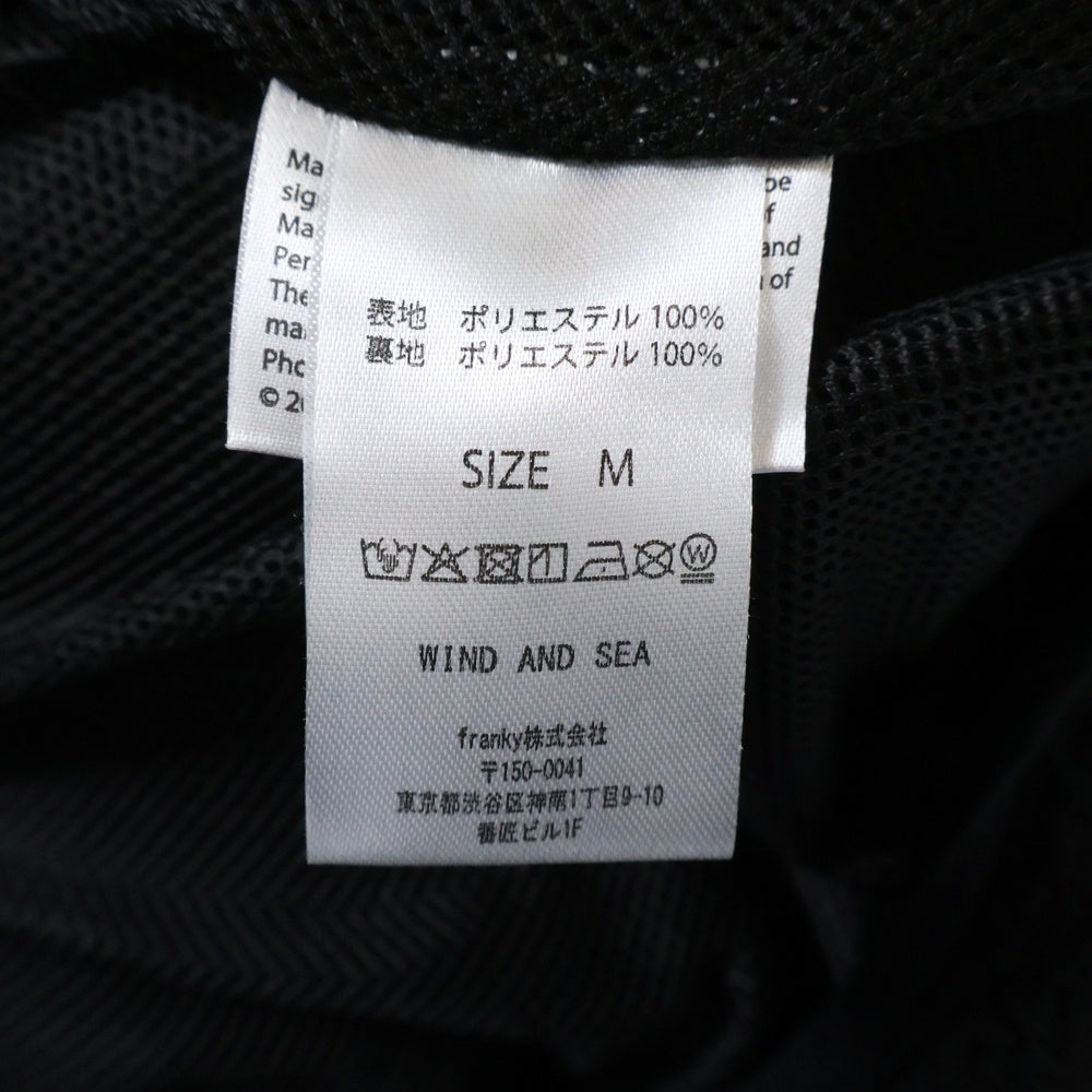 WIND AND SEA(ウィンダンシー) ×MARILYN MONROE WDS BOA JACKET マリリンモンロー バックデザイン ジップアップ ボアジャケット ブラック WDS-C-MRM-26-Q1-JK-02