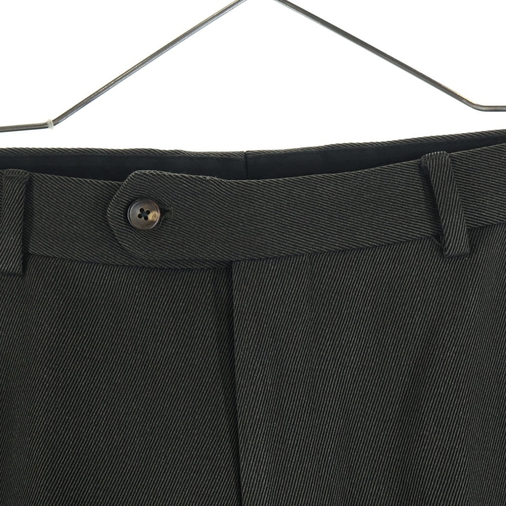 BROOKS BROTHERS(ブルックス ブラザーズ) ウール センタープレス テーパードスラックスパンツ グレー