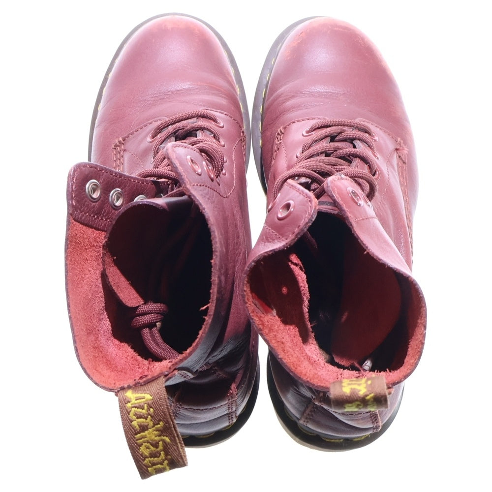 Dr.Martens(ドクターマーチン) 8ホールブーツ レザーブーツ シューズ レディース バーガンディー AW006