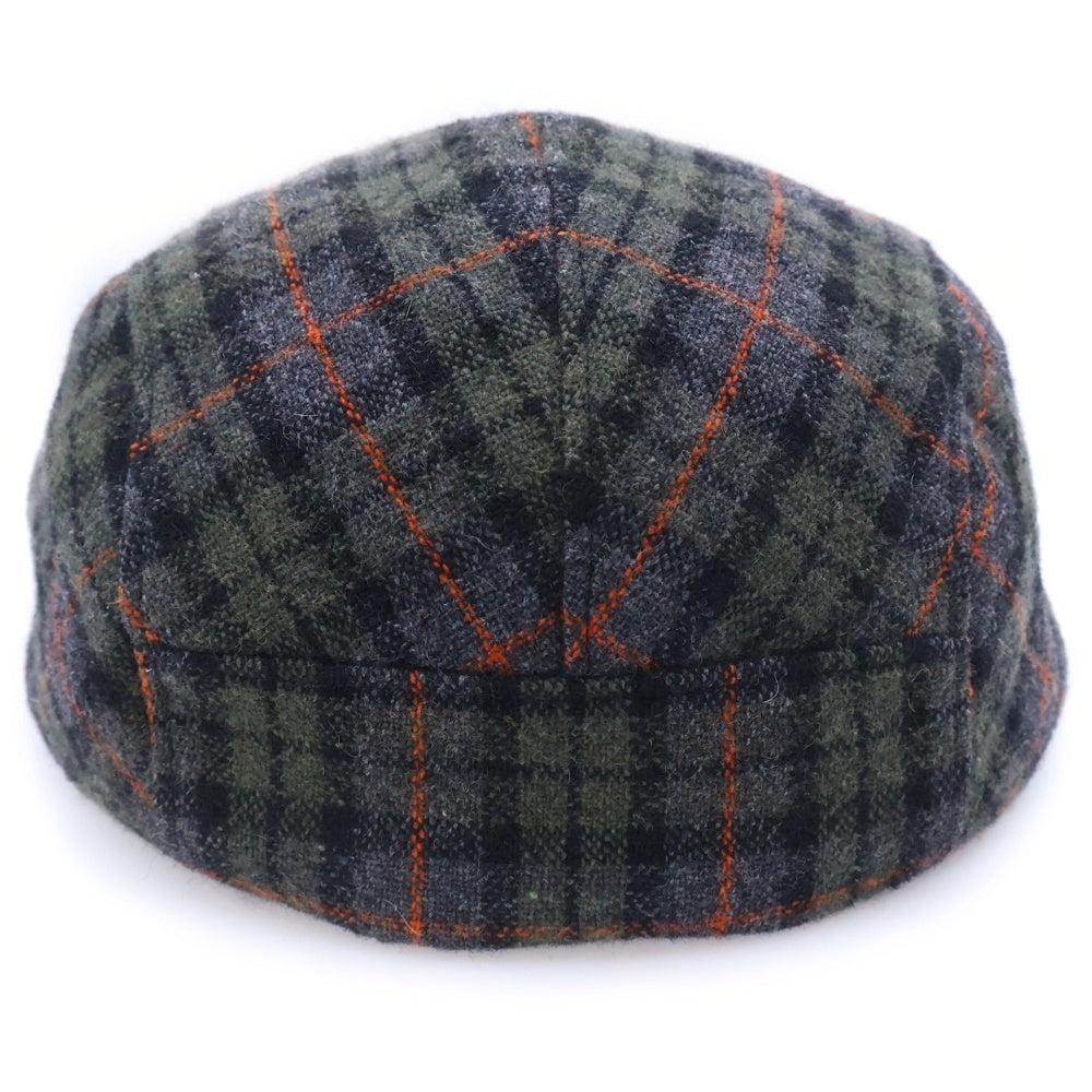 CA4LA(カシラ) KNOX ノックス ハンチング チェック ウール 帽子 マルチ