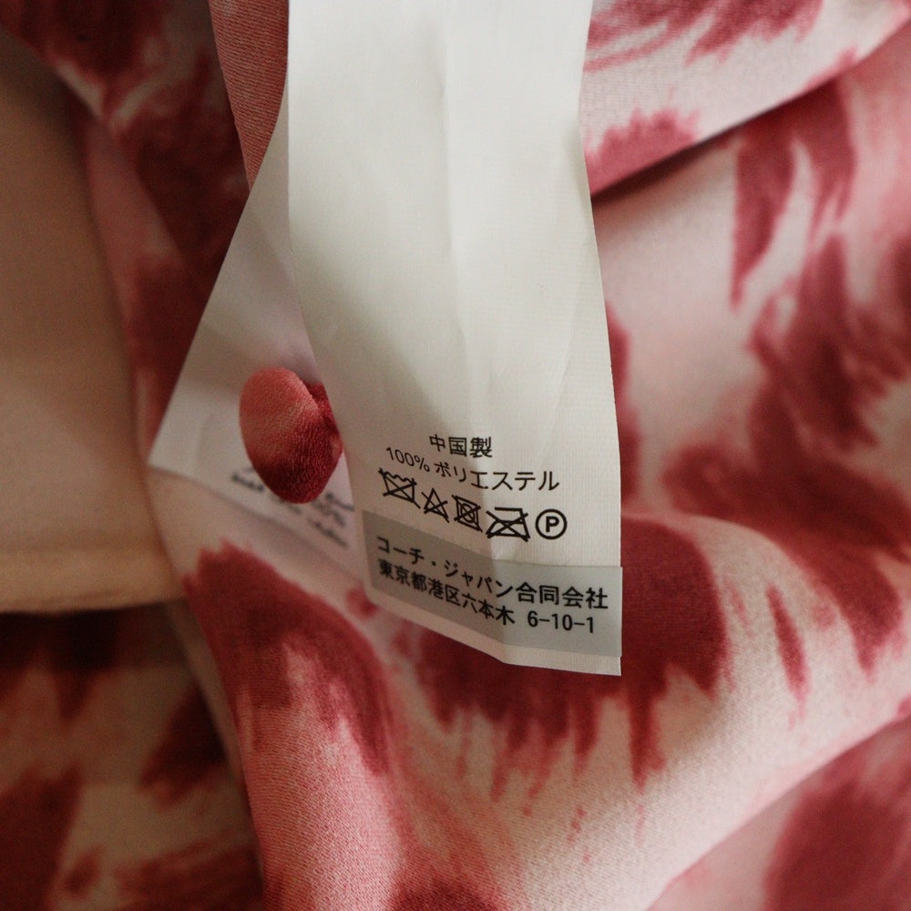 Kate Spade(ケイトスペード) PANTHERA LONG SLEEVE SHIRTDRESS パンテーラ ロングスリーブ レオパード シャツドレス レディース レッド NJMUA862