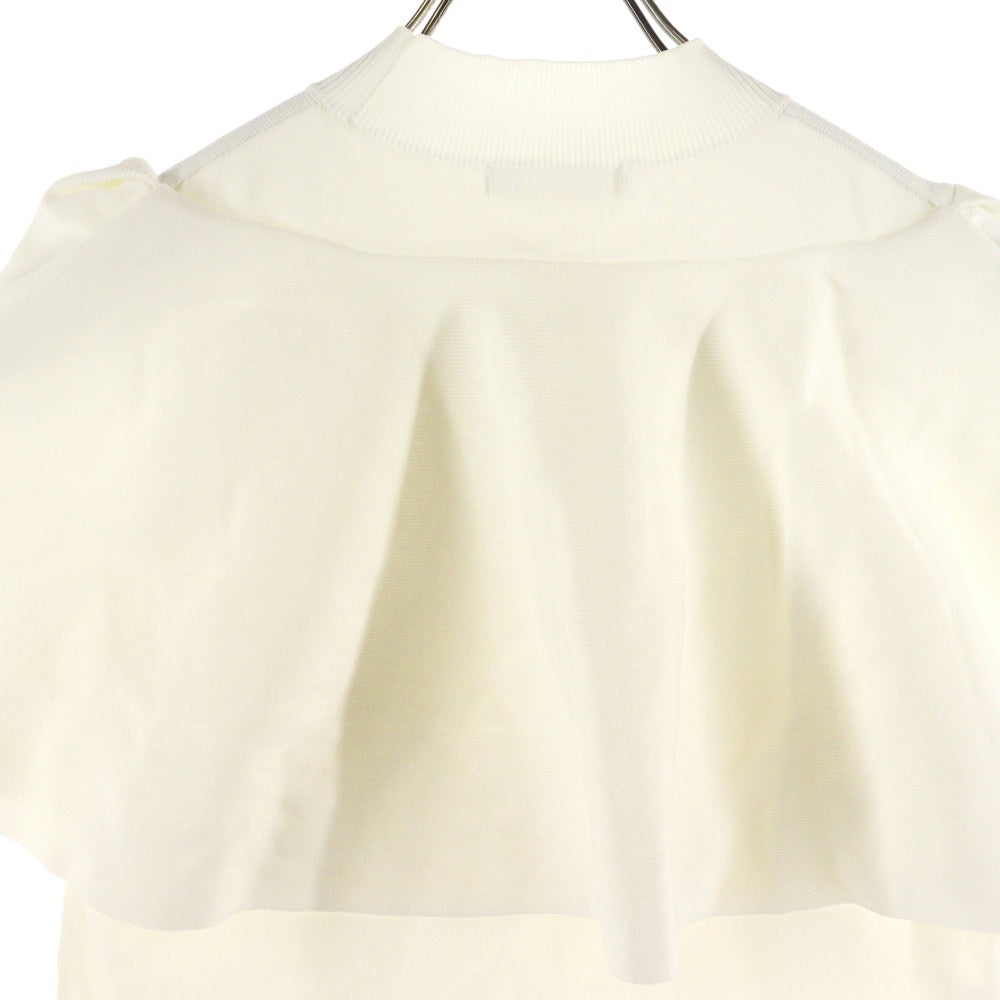 snidel(スナイデル) バックレイヤード モックネックカットソー ノースリーブTシャツ レディース ホワイト SWNT242208