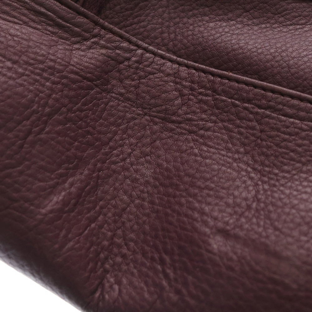 TORY BURCH(トリー バーチ) フロントロゴ レザーハンドバッグ トートバッグ レディース パープル