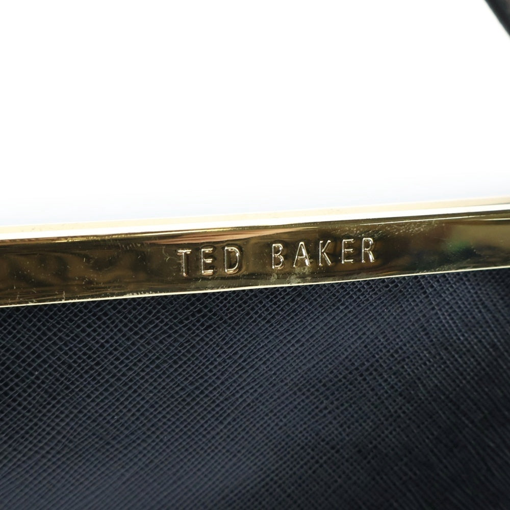TED BAKER(テッドベーカー) レオパード切り替え ミニトートバッグ レディース ブラック/ブラウン