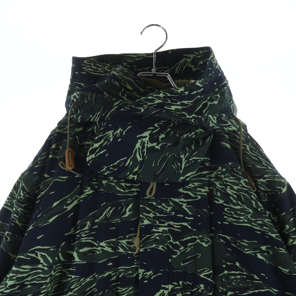 N.HOOLYWOOD(エヌハリウッド) SERVICE MODS COAT M-65 タイガーカモ サービス モッズ コート ミリタリー ジャケット グリーン