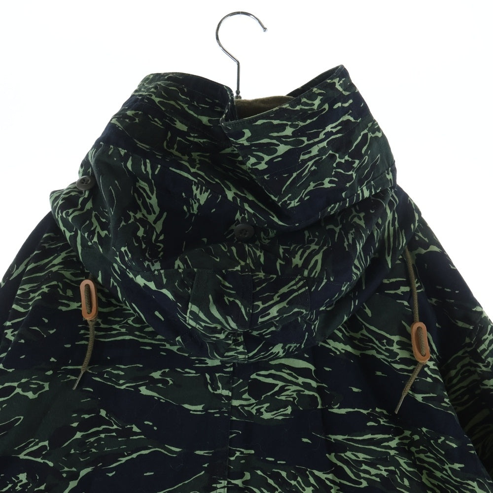 N.HOOLYWOOD(エヌハリウッド) SERVICE MODS COAT M-65 タイガーカモ サービス モッズ コート ミリタリー ジャケット グリーン