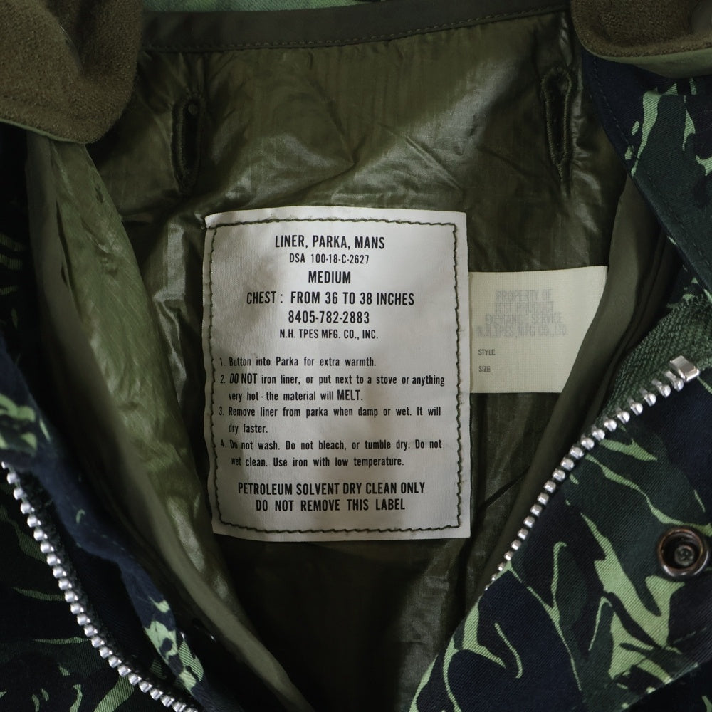 N.HOOLYWOOD(エヌハリウッド) SERVICE MODS COAT M-65 タイガーカモ サービス モッズ コート ミリタリー ジャケット グリーン