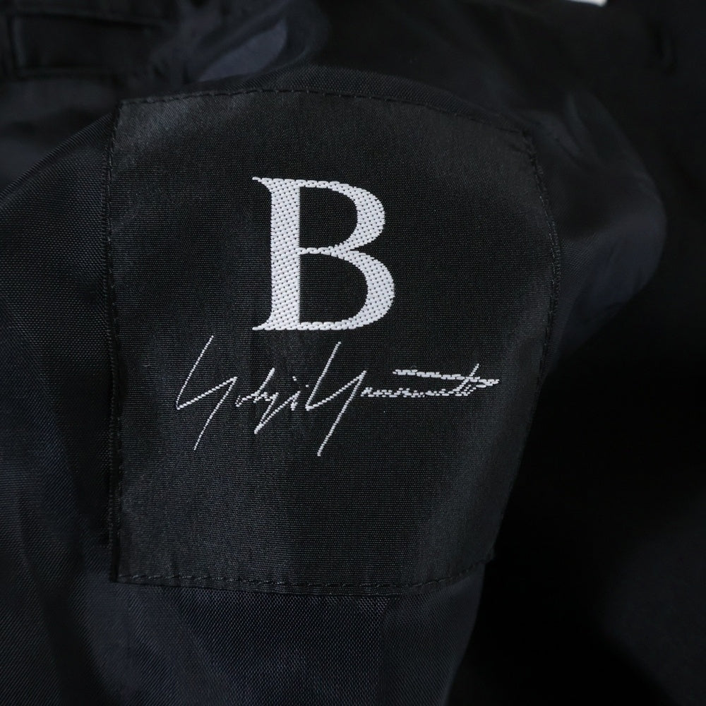 B Yohji Yamamoto(ビー ヨウジヤマモト) 16AW 1スナップボタン ダブルポケット テーラードジャケット ブラック NR-C53-107