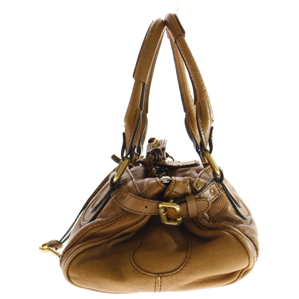 Chloe(クロエ) パディントン パドロック レザーハンドバッグ ブラウン