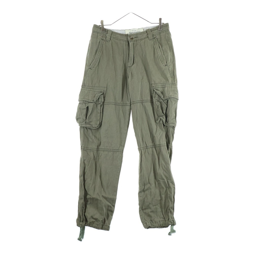 Abercrombie&Fitch(アバクロンビーアンドフィッチ) ジップフライ コットン カーゴパンツ カーキ