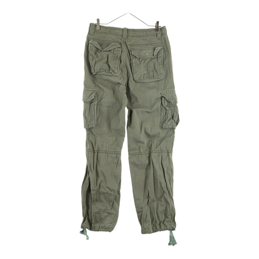 Abercrombie&Fitch(アバクロンビーアンドフィッチ) ジップフライ コットン カーゴパンツ カーキ