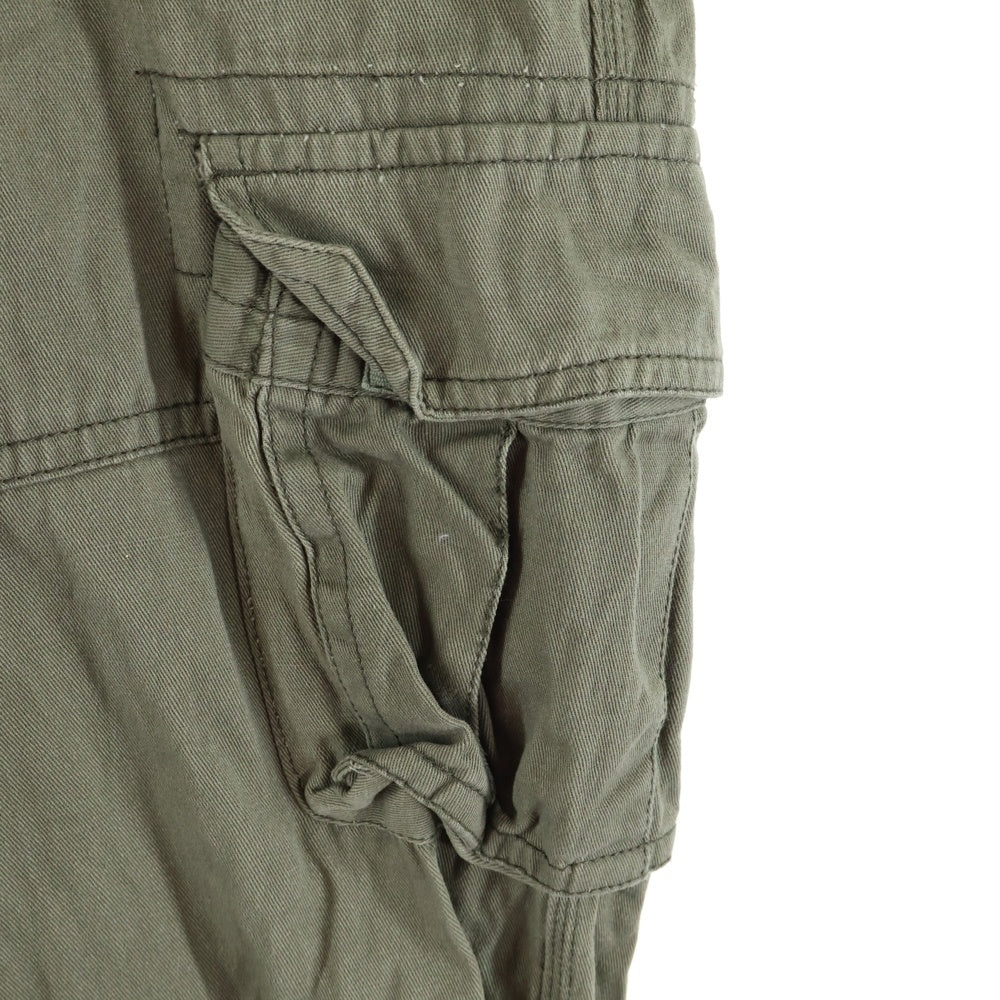 Abercrombie&Fitch(アバクロンビーアンドフィッチ) ジップフライ コットン カーゴパンツ カーキ