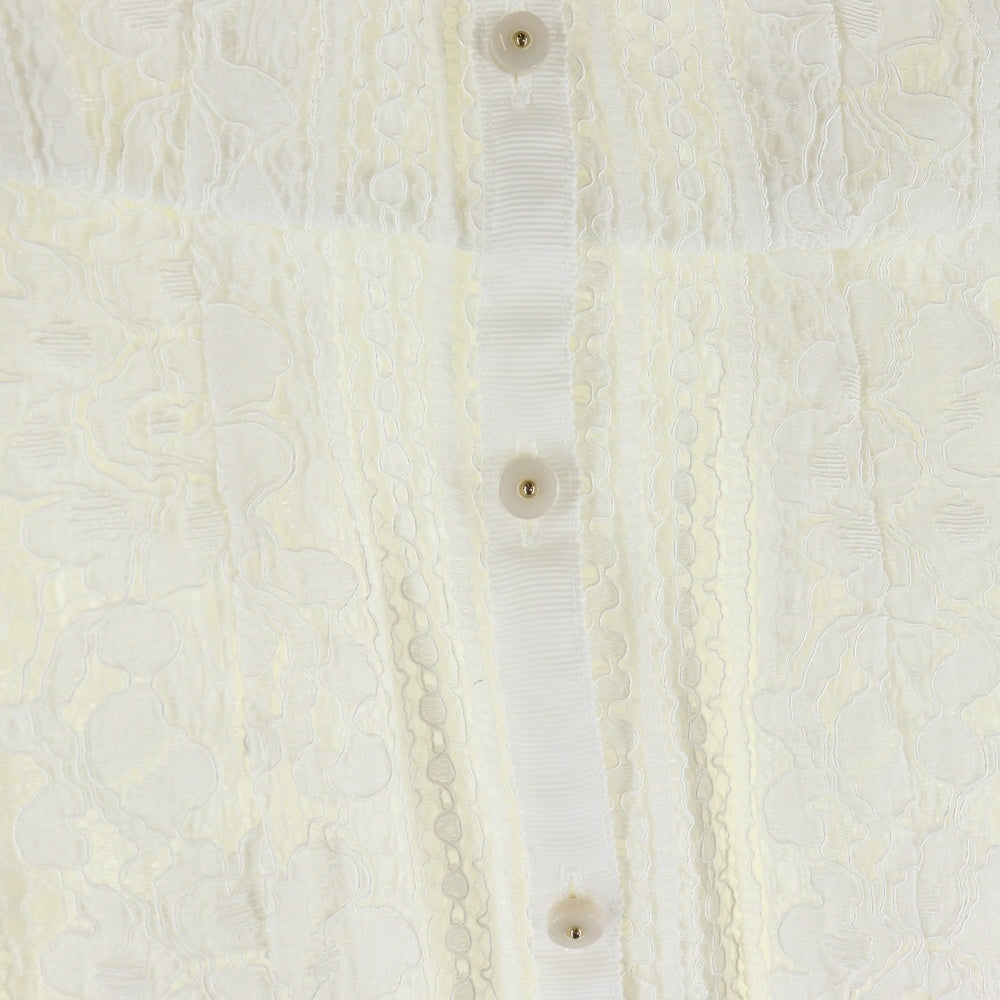 Her lip to(ハーリップトゥ) Her lip to ハーリップトゥ Le Royal Monceau Lake Dress ル ロイヤル モンソー レース装飾 半袖ロングワンピース ホワイト レディース 1251305122