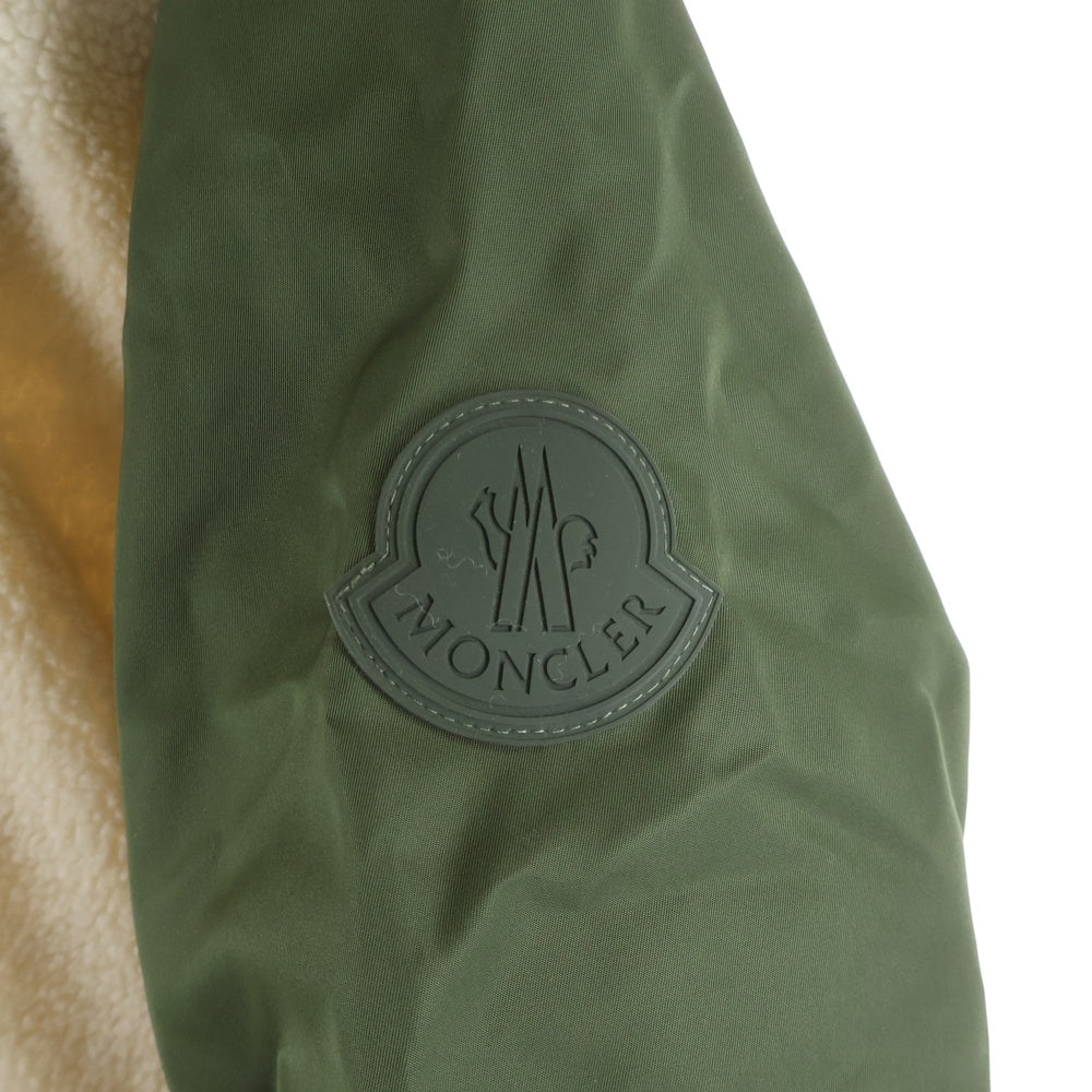 MONCLER(モンクレール) 21AW MAGLIA CARDIGAN マグリア ジップアップボアパーカー フーディー ベージュ/カーキ G20918G00014