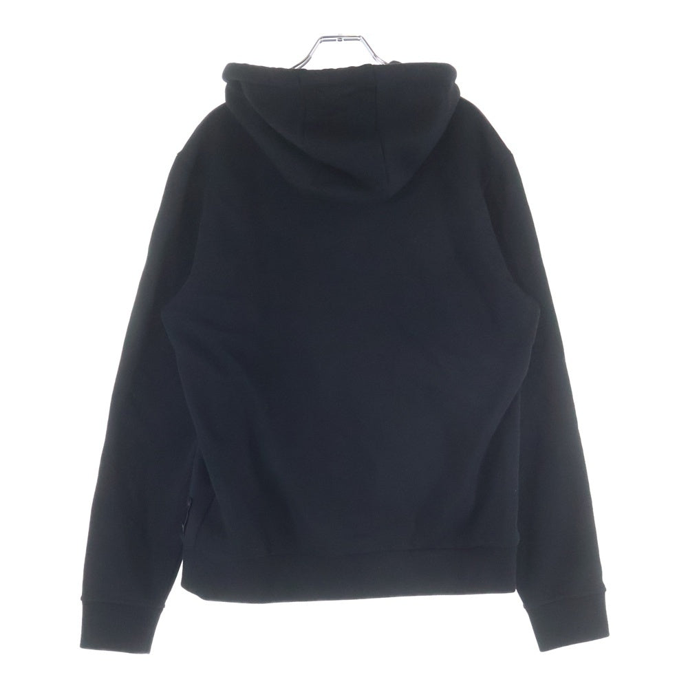 FENDI(フェンディ) ウール混 ラージドローストリング ジップアップフーディー パーカー ブラック FY0984 AHC3