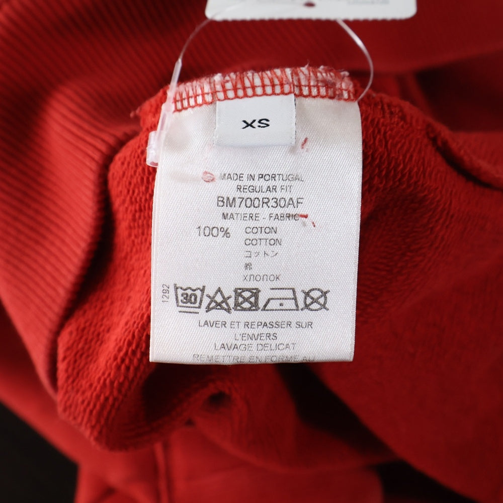 GIVENCHY(ジバンシィ) フロントロゴプリント プルオーバーフーディー パーカー スウェット レッド BM700R30AF