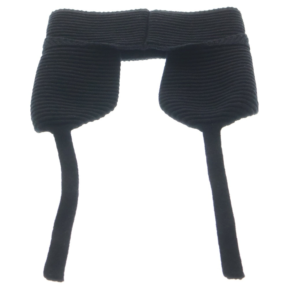 FENDI(フェンディ) EARMUFFS FFロゴ ウールニットイヤーマフ 耳当て ブラック FXQ884 APWO レディース