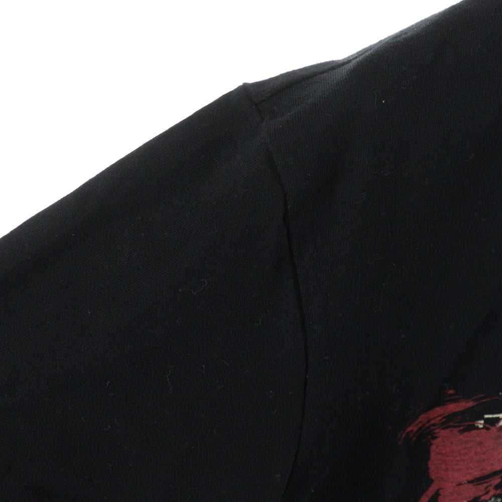s'yte(サイト) ×楳図かずお わたしは慎吾 ロングスリーブTシャツ ブラック UY-T52-006
