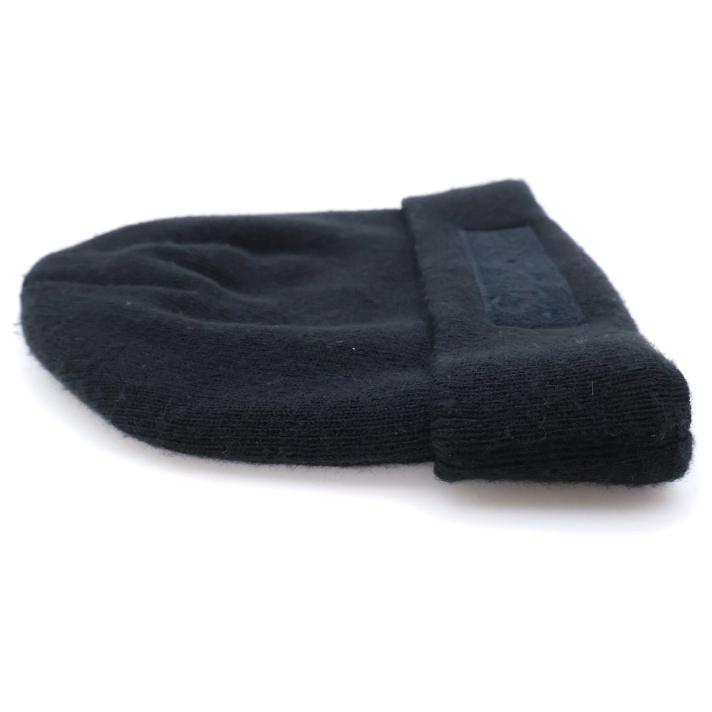 SUPREME(シュプリーム) ×New Era 14AW Tonal Box Logo Beanie ニューエラ トーナルボックスロゴ ビーニーニットキャップ ブラック