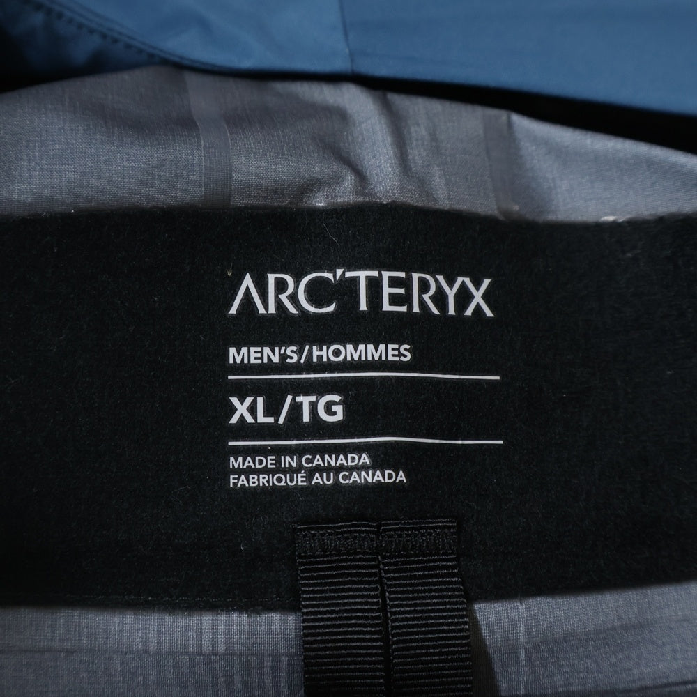 ARC'TERYX(アークテリクス) ALPHA SV JACKET GORE-TEX アルファエスブイ ゴアテックス フーデッドマウンテンジャケット ブルー X000004714