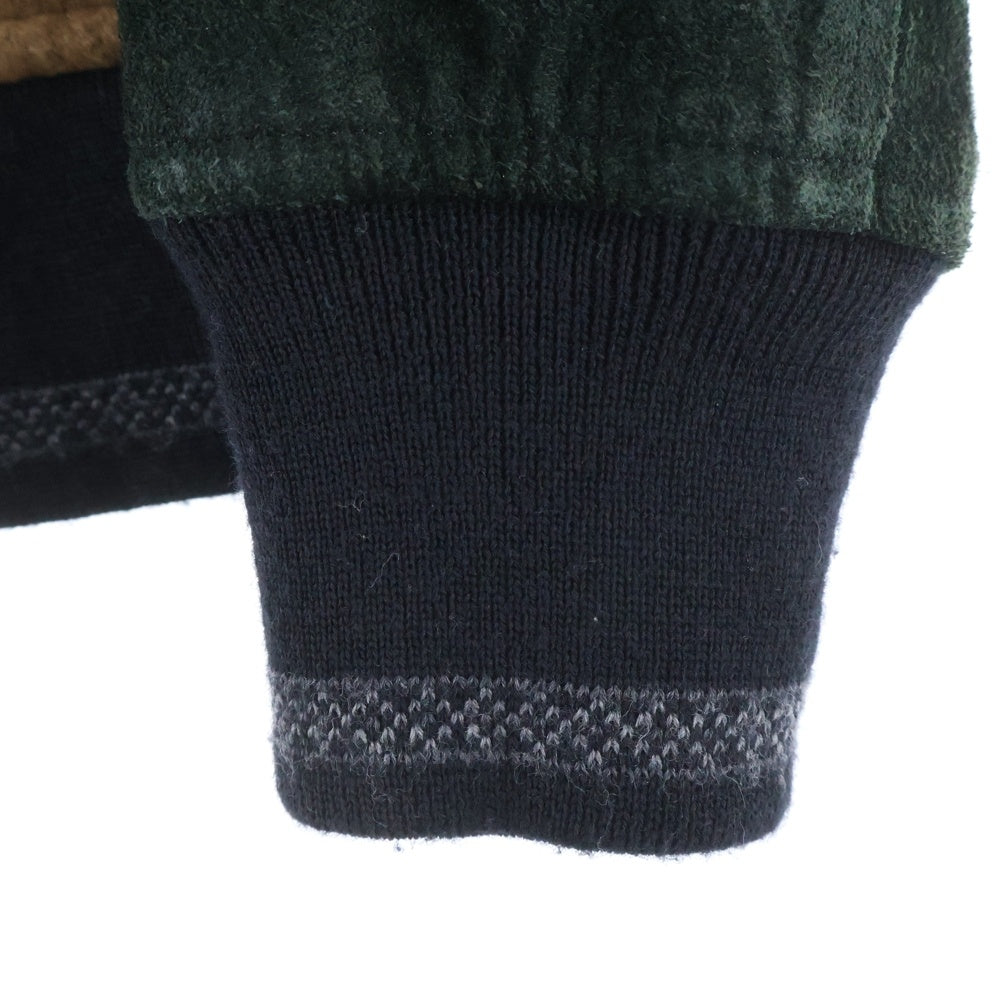 SHAREEF(シャリーフ) スエード スリーブ ライダースジャケット ブルゾン ブラウン 12711010