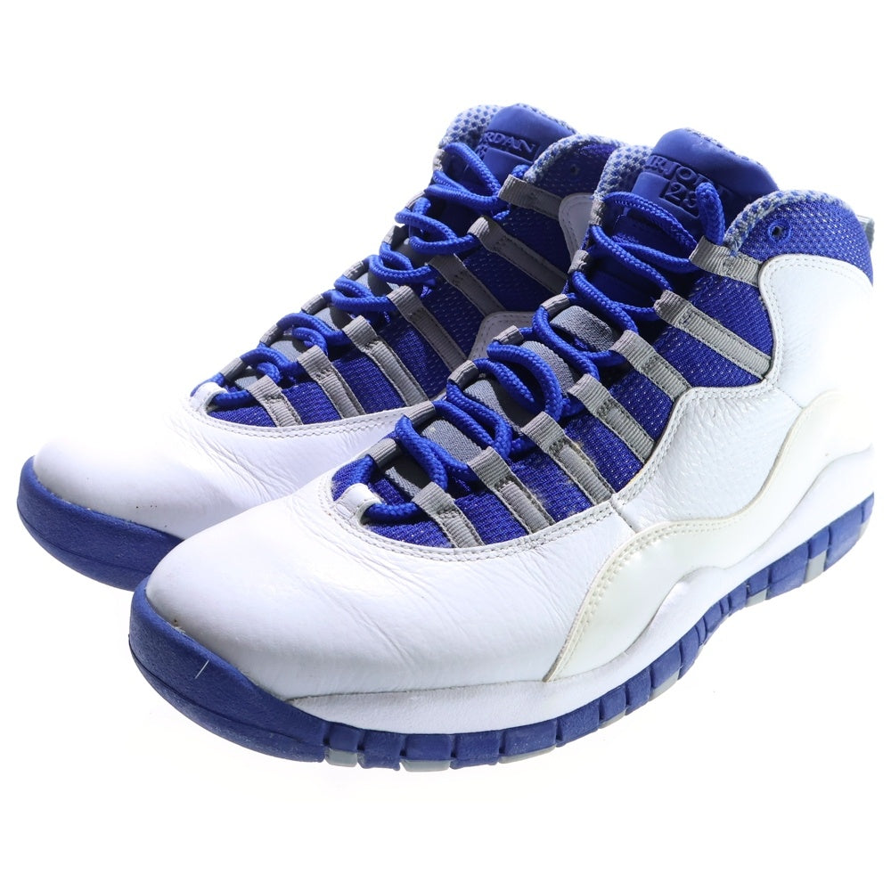 NIKE(ナイキ) 【観賞用 2011年製】AIR JORDAN 10 RETRO OLD ROYAL エアジョーダン レトロ オールドロイヤル ミッドカットスニーカー ブルー/ホワイト US9.5/27.5cm 487214-107