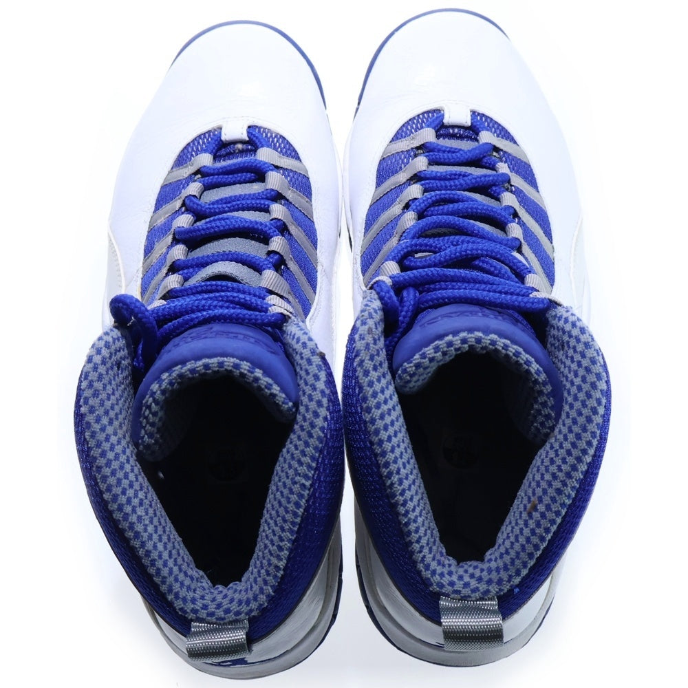 NIKE(ナイキ) 【観賞用 2011年製】AIR JORDAN 10 RETRO OLD ROYAL エアジョーダン レトロ オールドロイヤル ミッドカットスニーカー ブルー/ホワイト US9.5/27.5cm 487214-107