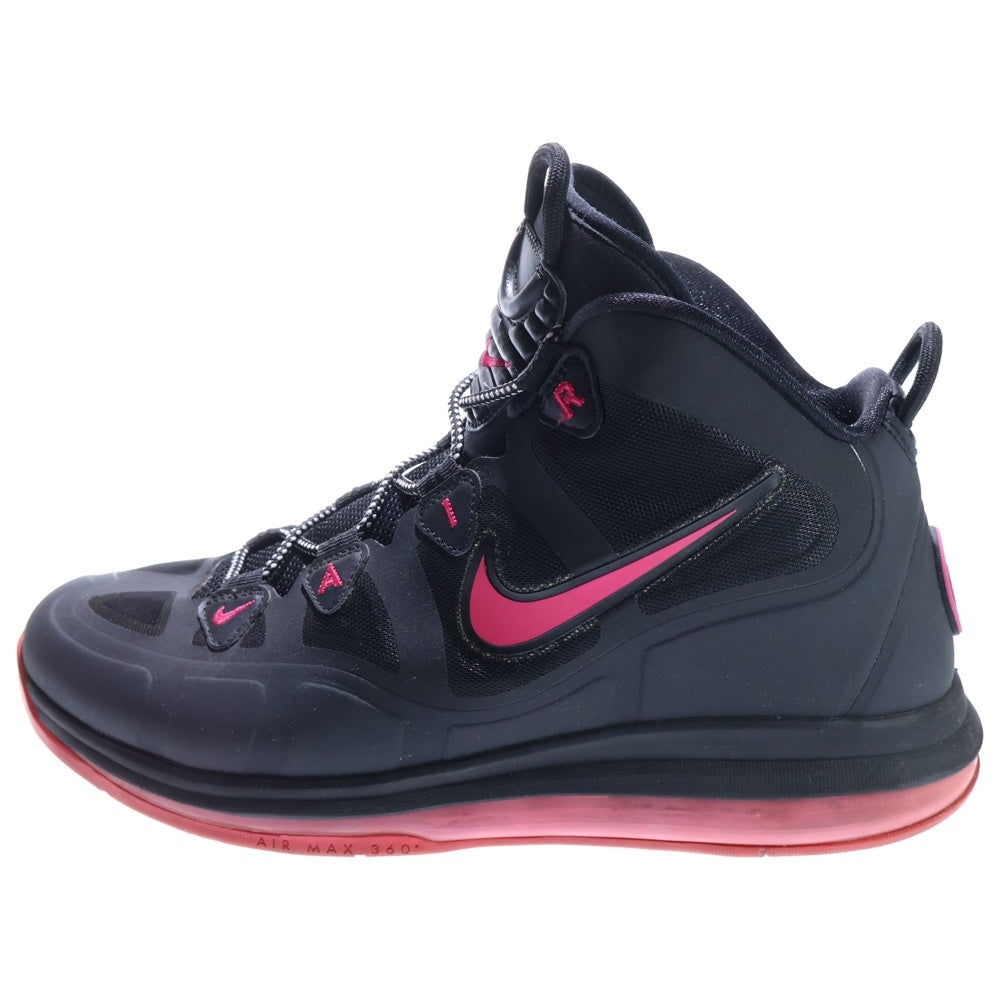 NIKE(ナイキ) 【観賞用 2012年製】AIR MAX UPTEMPO FUSE 360 エアマックスアップテンポ フューズ ミッドカットスニーカー ブラック/ピンク US9.5/27.5cm 555103-005