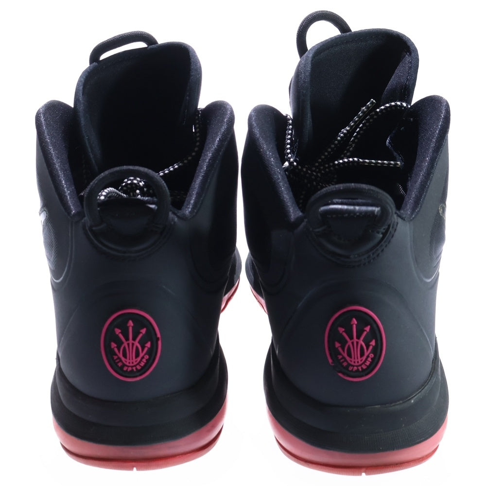NIKE(ナイキ) 【観賞用 2012年製】AIR MAX UPTEMPO FUSE 360 エアマックスアップテンポ フューズ ミッドカットスニーカー ブラック/ピンク US9.5/27.5cm 555103-005