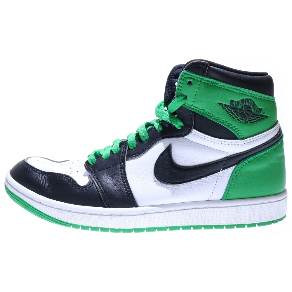 NIKE(ナイキ) AIR JORDAN 1 RETRO HIGH OG LUCKY GREEN エアジョーダン レトロ ラッキーグリーン ハイカットスニーカー グリーン/ホワイト US9.5/27.5cm DZ5485-031