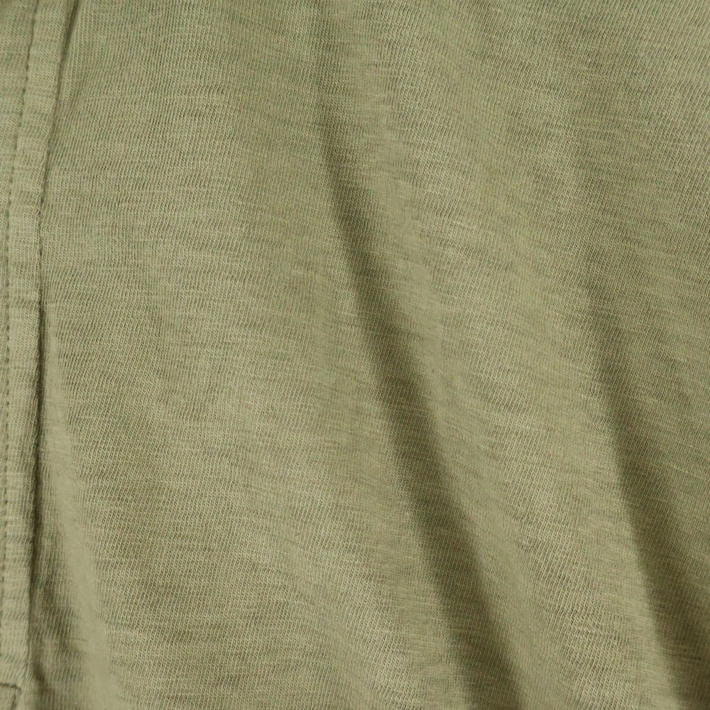 45RPM(フォーティーファイブアールピーエム) コットン オーバーサイズ 長袖ポロシャツ カーキ 50270381-62-00