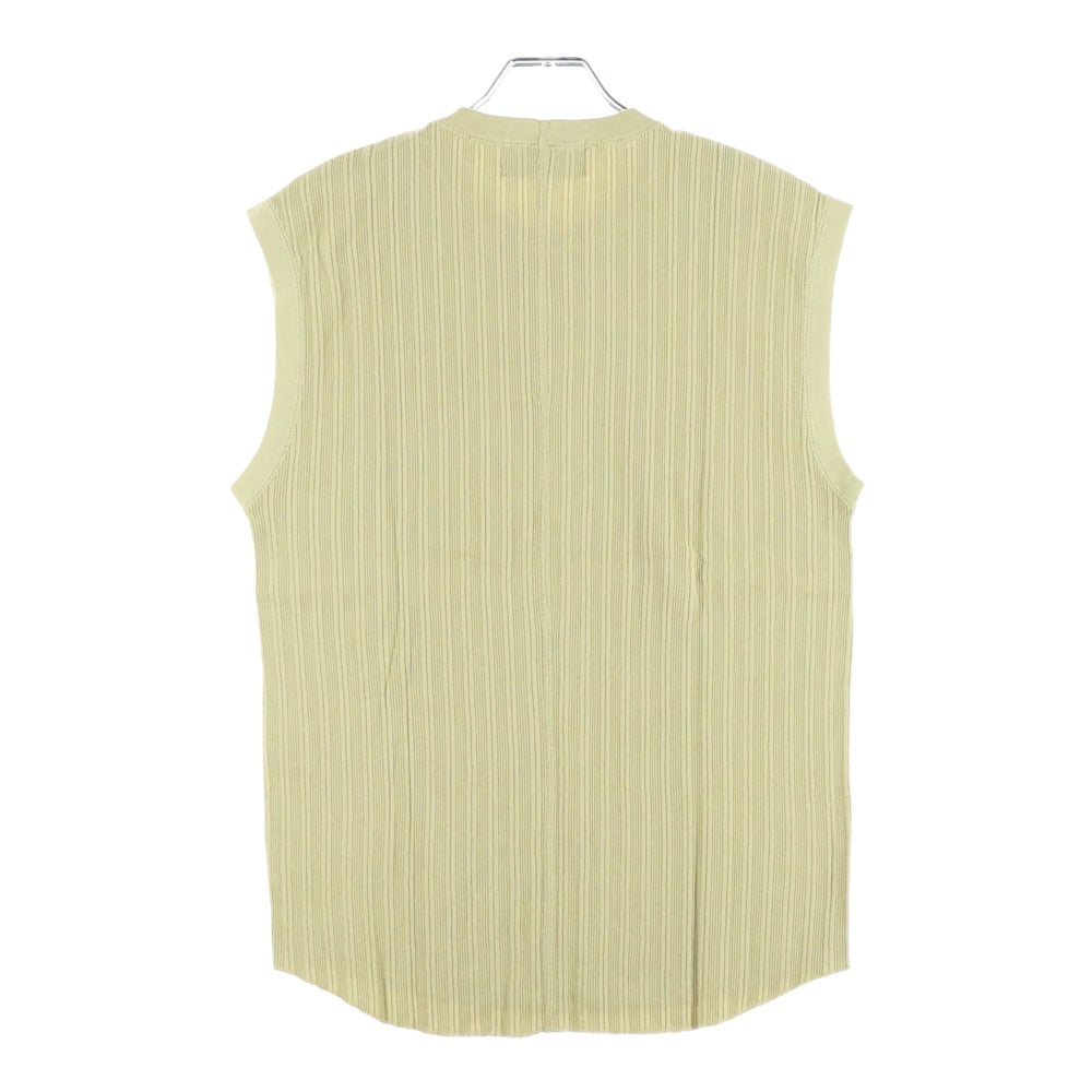 UNUSED(アンユーズド) Sleeveless Tee コットン スリーブレス Tシャツ カットソー イエロー US2413-C002S1