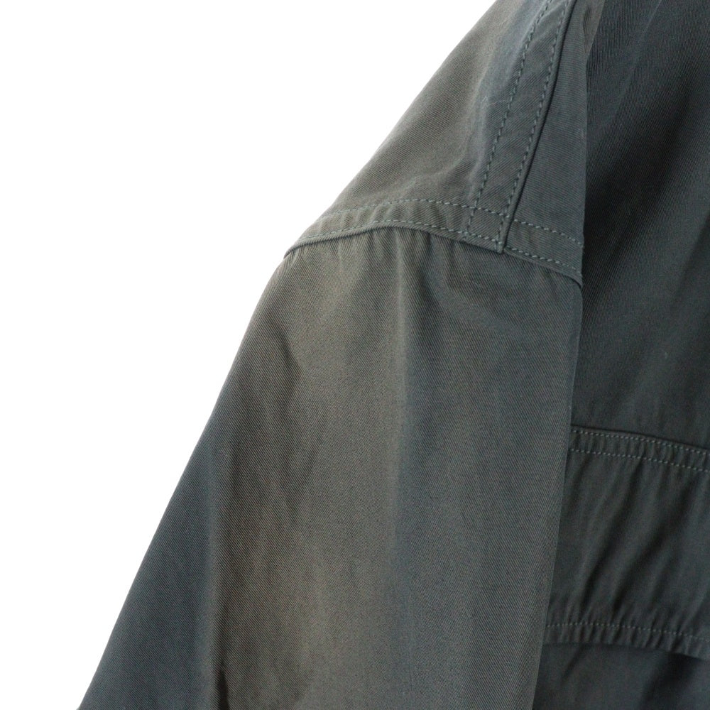 SOE READY TO WEAR(ソーイレディトゥウェア) SOE READY TO WEAR ソーイレディートゥウェアー ミリタリーサンプリング マルチポケット シャツジャケット グレー 1231-41-001