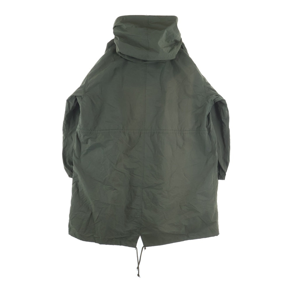 Porter Classic(ポータークラシック) WEATHER MILITARY COAT ウェザー フーデッド ミリタリーコート ジャケット カーキ