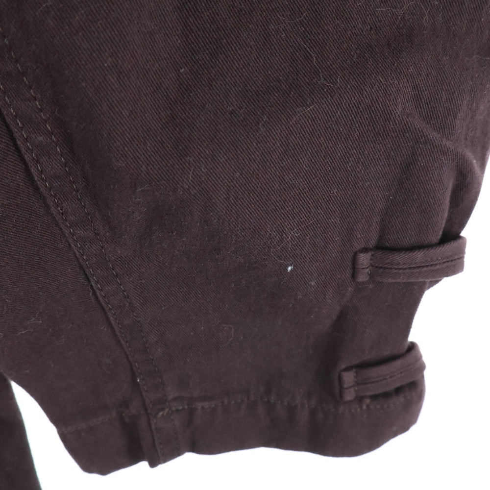 UNDERCOVER(アンダーカバー) 23SS コットン テーパードチャイナパンツ ブラウン UC1C4504-1