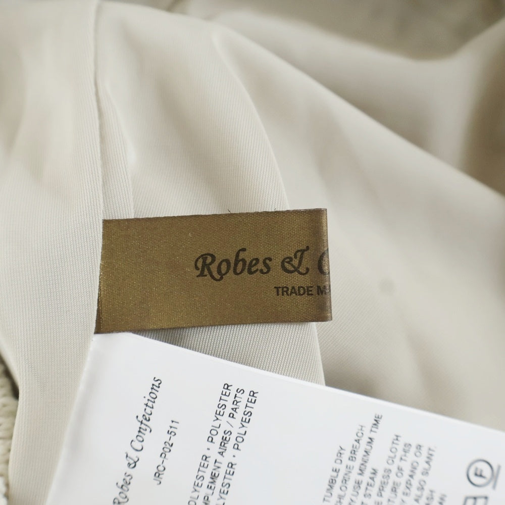 Robes&Confections(ローブスコンフェクションズ) 23AW Stripe Code Double Face Jersey Slit Easy Pants ストライプコード ダブルフェイスジャージー スリットイージーパンツ アイボリー JRC-P02-511