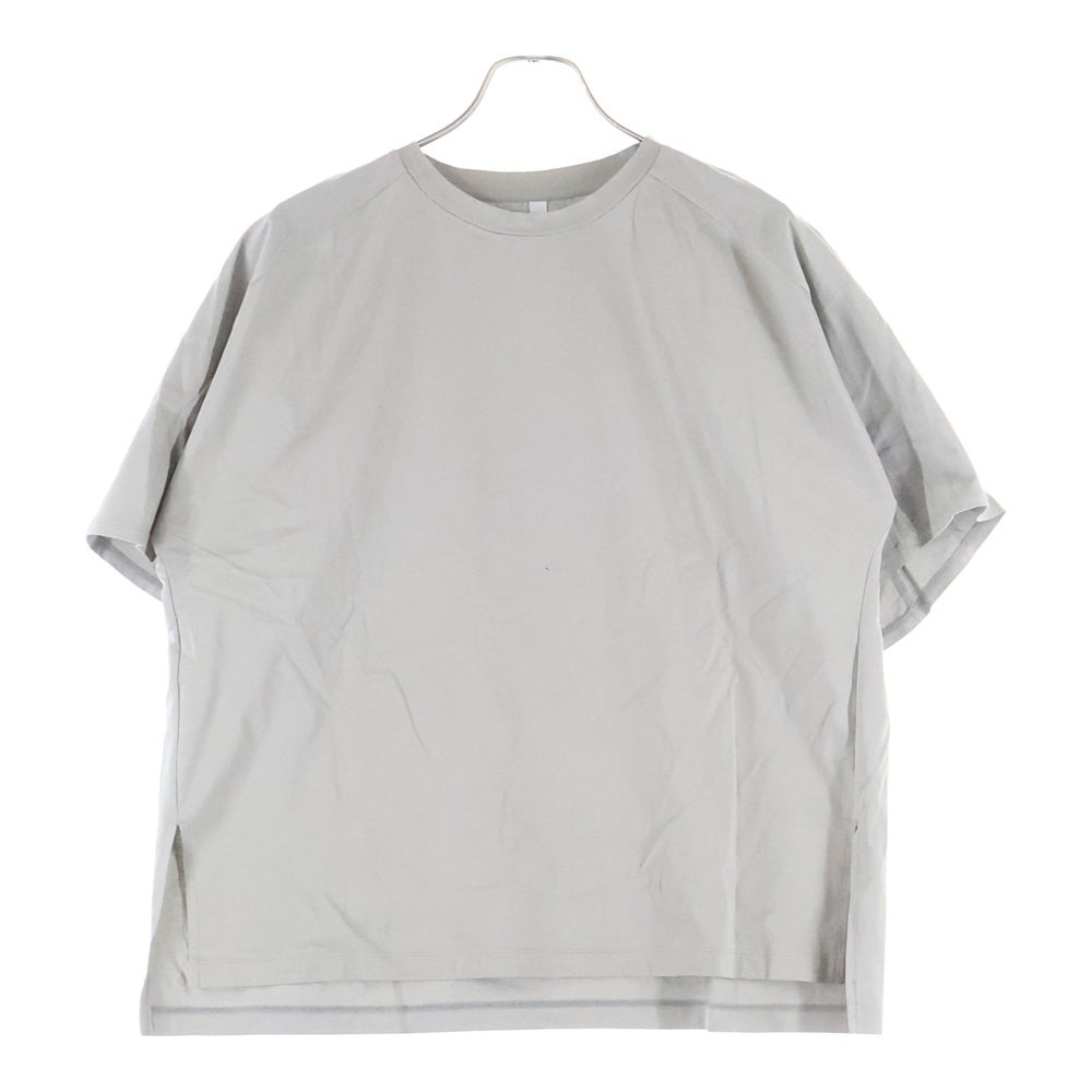 08sircus(ゼロエイトサーカス) 22SS サイドスリット ラグラン 半袖Tシャツ カットソー グレー S22SS-TS16