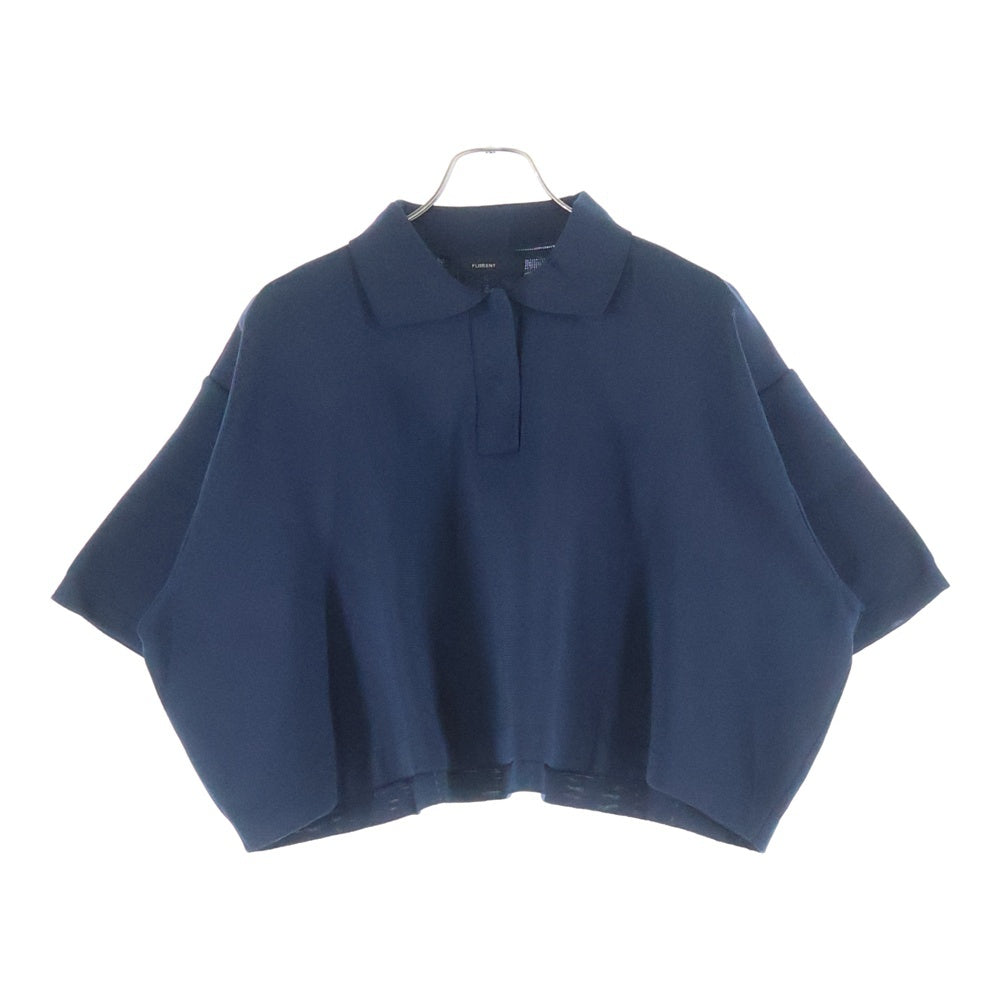 FLORENT(フローレント) FLORENT フローレント ショート丈 半袖ポロシャツ ブラック 2211F07014