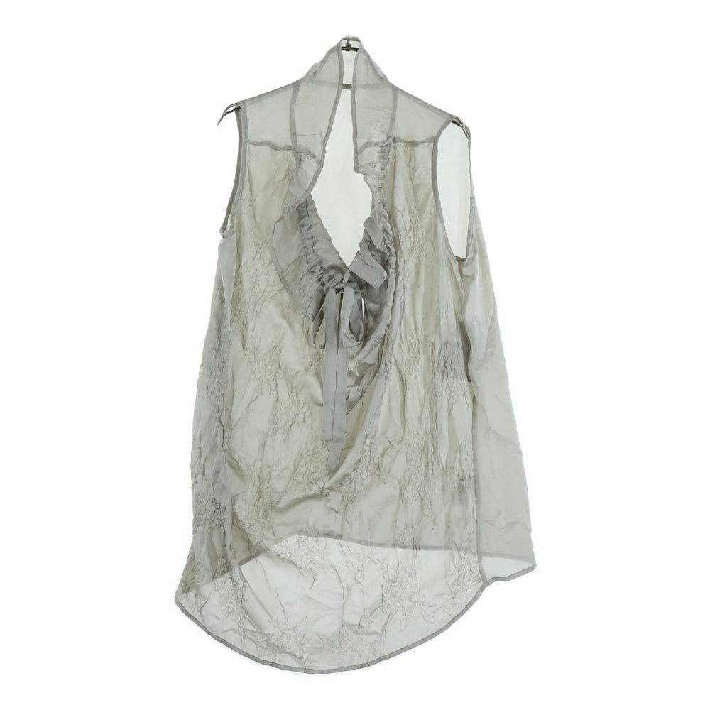 NO BRAND(ノーブランド) IO COMME IO イオコムイオ フリルワンピース レディース ライトグレー 13214131