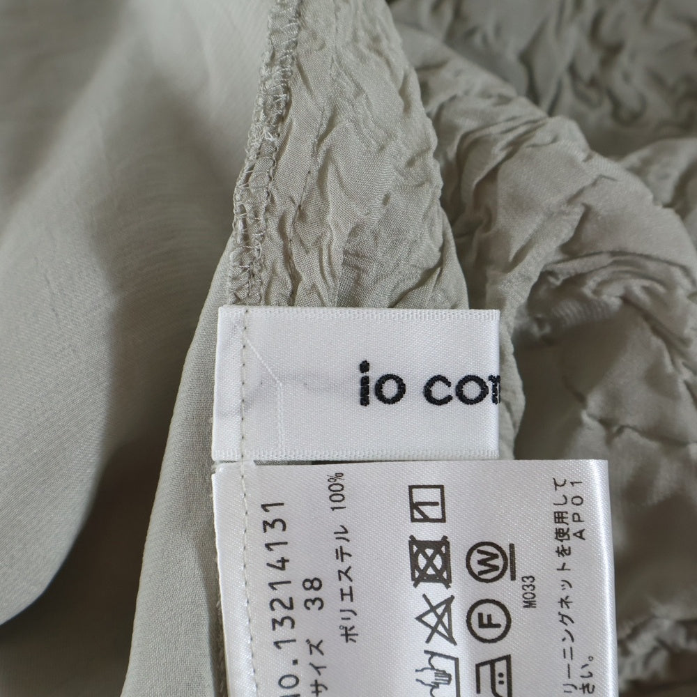 NO BRAND(ノーブランド) IO COMME IO イオコムイオ フリルワンピース レディース ライトグレー 13214131