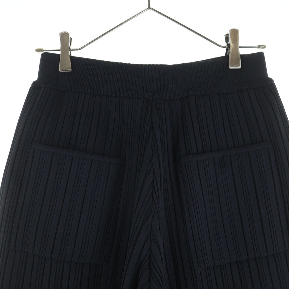 YOKE(ヨーク) 22SS PLEATED KNIT LOUNGE PANTS プリーツドニット ラウンジパンツ ブラック YK22SS0359S