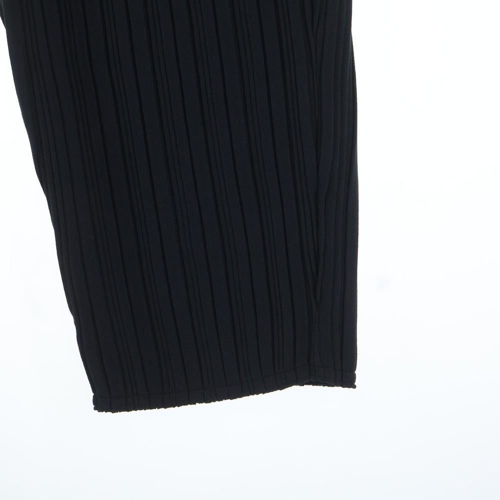YOKE(ヨーク) 22SS PLEATED KNIT LOUNGE PANTS プリーツドニット ラウンジパンツ ブラック YK22SS0359S